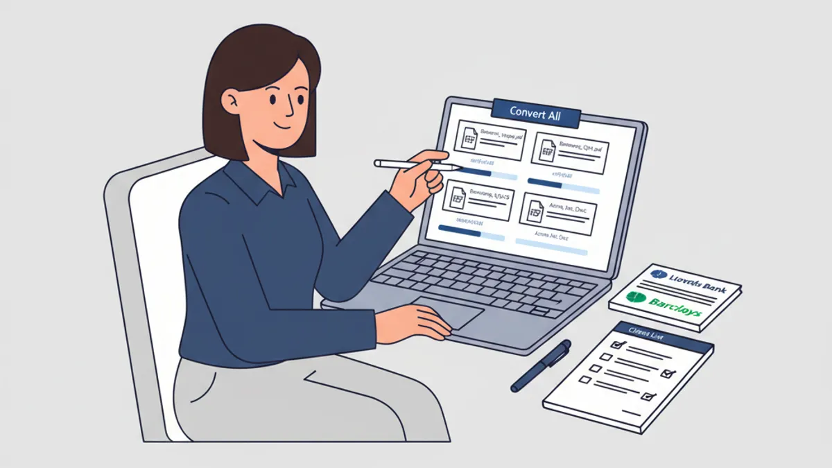 How to Batch Convert Multiple Bank Statements at Once