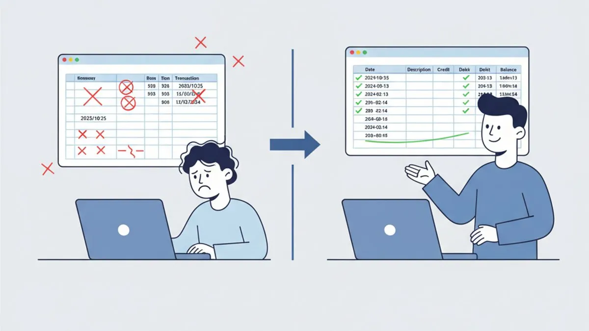 5 Common Mistakes When Converting Bank Statements