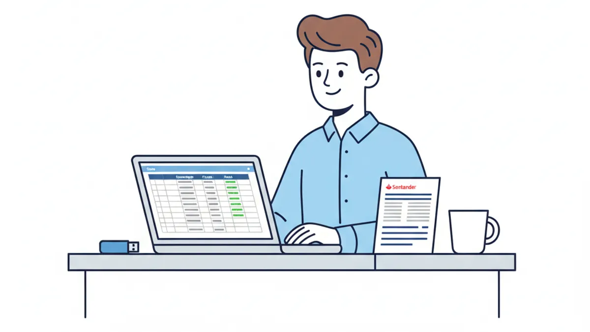 How to Convert Santander Business Statements to CSV